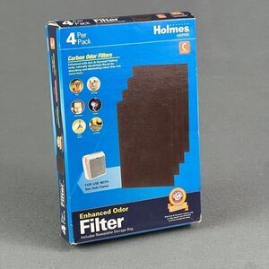 Holmes C Filter Carbon Odor 4-pack HAPF60 C NEW Enhanced Smoke Pets Cooking